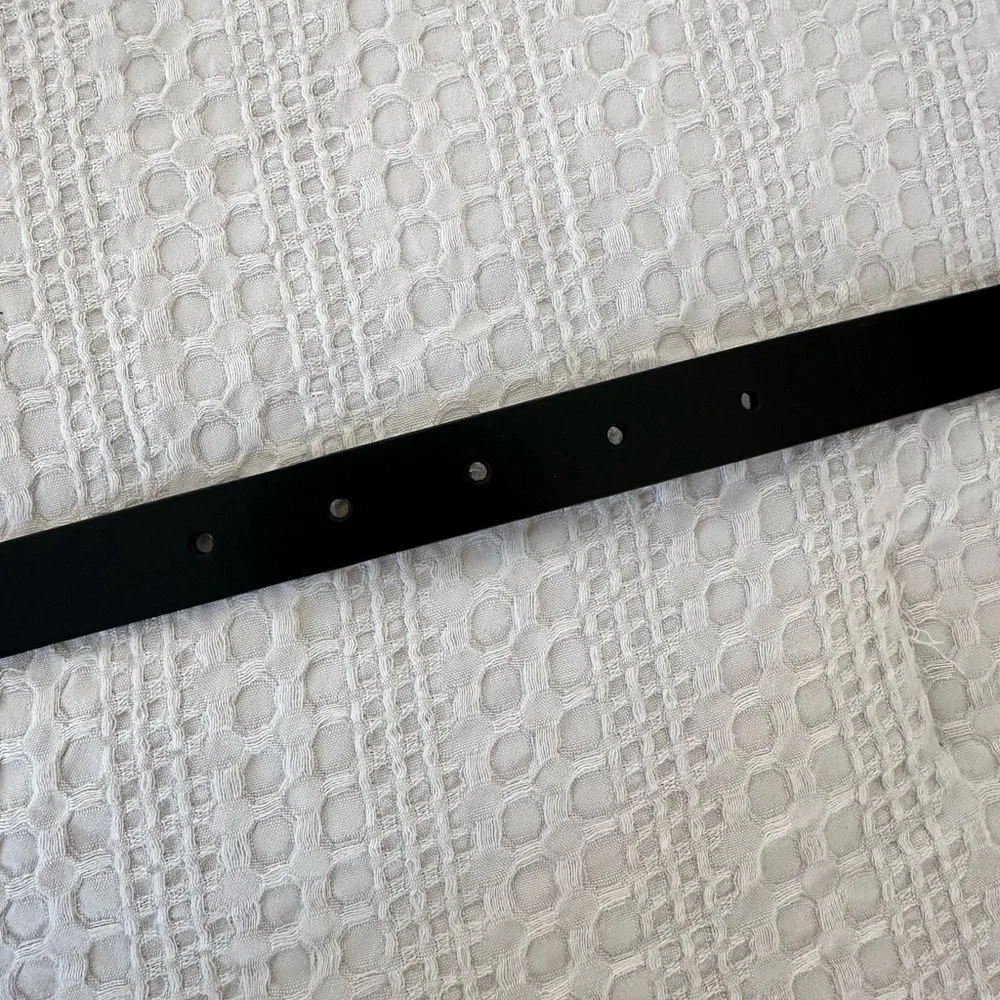 NWT JCrew Crewcuts Kids/Boys Classic Black Leather Belt Size Large